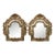 Pair of Early 1900s Antique Italian Giltwood Mirrors For Sale