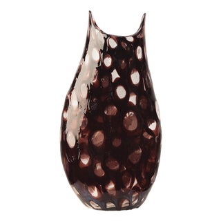 Murano Glass Vase from Paolo Crepax, 1980s For Sale