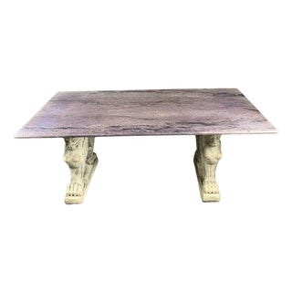20th Century Marble Dining Table For Sale