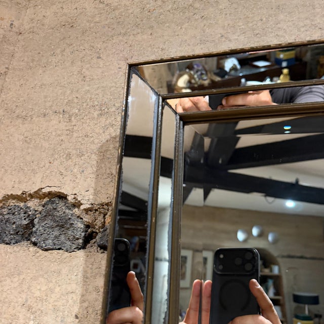 Venetian Hollywood Regency Wall Mirror Beveled Edges For Sale - Image 13 of 15