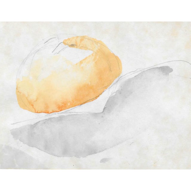 1950s Fruit Still Life Watercolor Painting For Sale