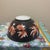 Vintage Chinoiserie Black Porcelain Bowl With Hand-Painted Koi Fish For Sale - Image 4 of 6