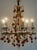 Antique Gilded Metal Murano Glass Drop Chandelier from Made Murano Glass, 1930s For Sale - Image 13 of 18
