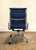 Vintage Ea 216 Soft Pad Armchair by Charles and Ray Eames for Herman Miller Blue Leather For Sale In Dallas - Image 6 of 10