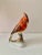 Vintage Rust Hand Painted Majolica Parrot on a Branch Figure For Sale In San Diego - Image 6 of 6