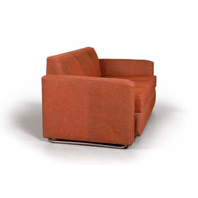 Gold Art Deco Seating Set by Oldřich Liška for Vichr & Co., Czechoslovakia, 1930s, Set of 3 For Sale - Image 8 of 18