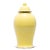 Early 21st Century Citron Yellow Chinese Baluster Jar For Sale - Image 5 of 8