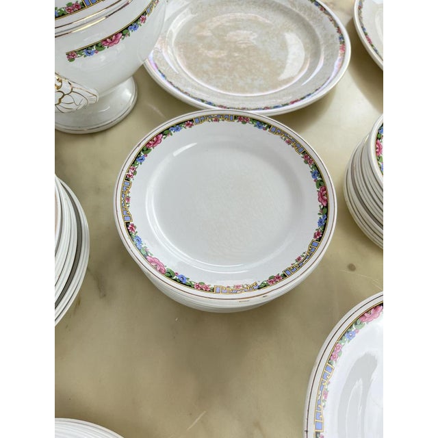 Italian Ceramic Dishes, 1890s, Set of 70 For Sale - Image 10 of 18