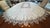 Vintage LinenTablecloth, Embroidered Applique Lace, Cream and Taupe. On Ivory 18" X 55.5" Pristine For Sale - Image 4 of 17