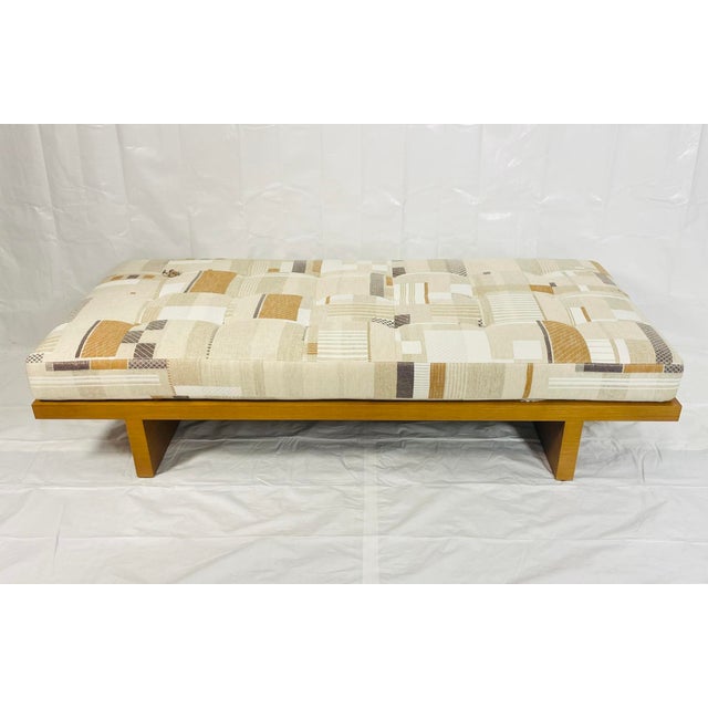 Contemporary Vintage Custom California Modern Daybed, Solid Wood Slatted Base, La Modern For Sale - Image 3 of 18