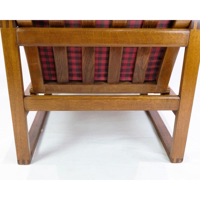 The Sled Chair in Oiled Oak by Børge Mogensen, 1960s For Sale - Image 11 of 14