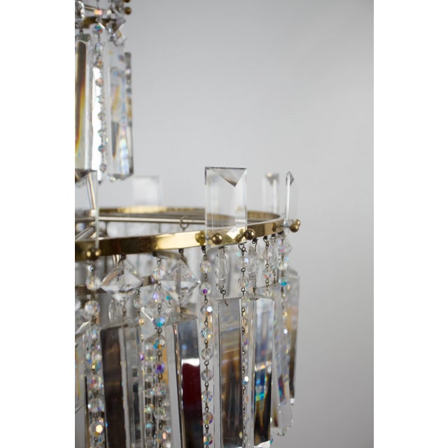 Cut Lead Crystal Chandelier For Sale - Image 10 of 12