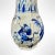 19th Century Antique Chinese Blue & White Ceramic Hexagon Vase For Sale - Image 5 of 8