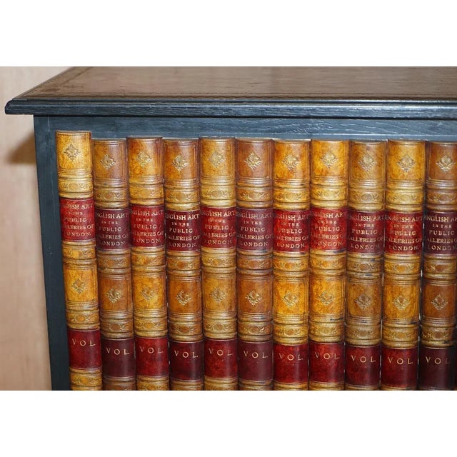 Faux Book Front Television Stand or Media Unit For Sale - Image 9 of 18