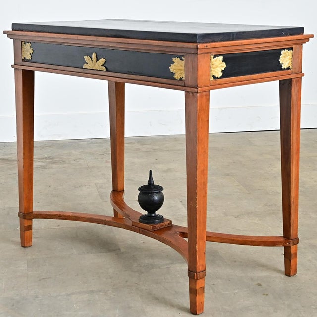 Biedermeier Swedish 19th Century Biedermeier Console – Center Table For Sale - Image 3 of 12
