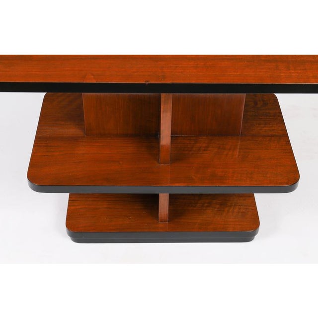 Vintage Art Deco Tiered Walnut Coffee Table, 1920s For Sale - Image 4 of 12
