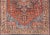 Early 20th Century Early 20th Century Antique Persian Heriz Rug in Wool With Geometric Medallion Design in Jewel Tones For Sale - Image 5 of 13