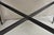 Mid Century Modern Paul McCobb Style Wrought Iron Marble Square Side Table Pair For Sale - Image 4 of 12