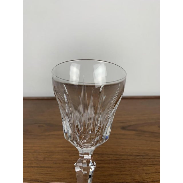 Glass Crystal Glasses from Villeroy & Boch, 1970s, Set of 4 For Sale - Image 7 of 9