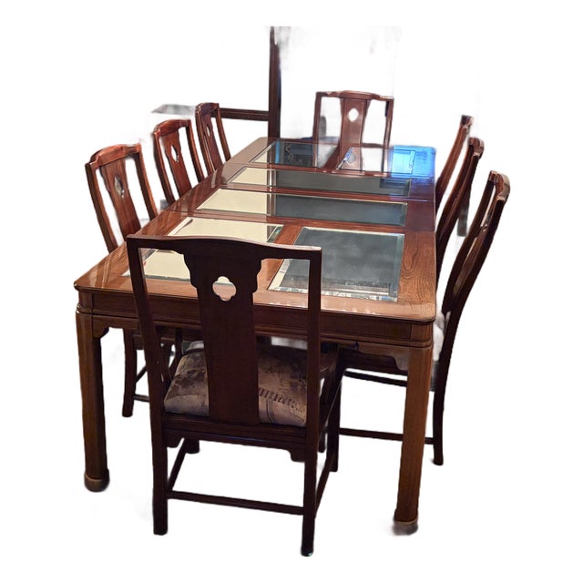 1980s Thomasville "Horizon" Collection Dining Table & Chairs For Sale