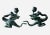 Early 19th Century Bronze Neo Gothic Dragon Candlesticks- a Pair For Sale - Image 4 of 8