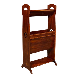 1910s Antique Edwardian English Arts & Crafts Book Stand
