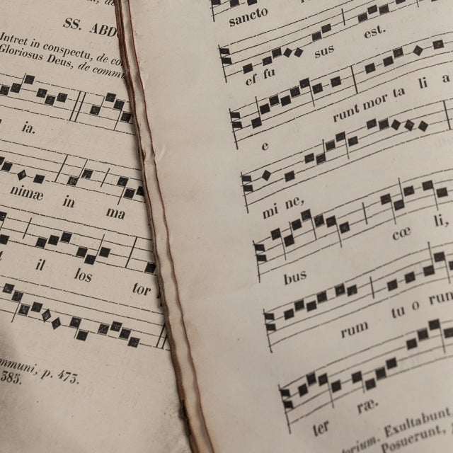 French Early 20th Century France Chocolate Wood Book For Sale - Image 3 of 15