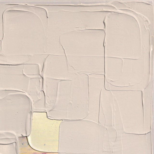 2020s No Answer - Original Textured Modern Abstract Acrylic Painting on Canvas For Sale - Image 5 of 9