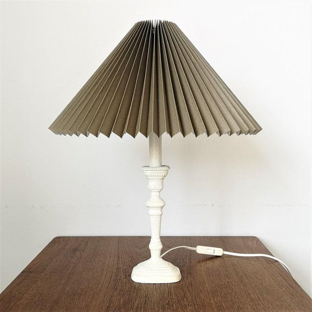 Khaki Green Knife Pleated Lamp Shade Chairish