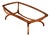 Sculptural Coffee Table in Brazilian Caviúna Wood by Giuseppe Scapinelli, Brazil, 1950s For Sale