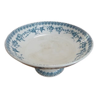 Large Terre De Fer Compote Dish by HB&Cie, 1890s For Sale