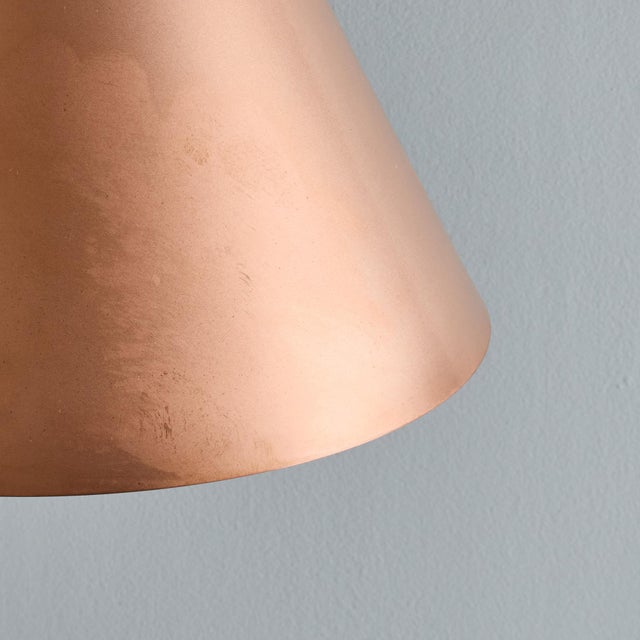 Copper Hans-Agne Jakobsson Raw Copper 'Tratten' Outdoor Pendant For Sale - Image 8 of 12