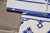 1920s Antique Art Deco Portuguese Blue & White Border Tiles Set of 7 For Sale - Image 4 of 11