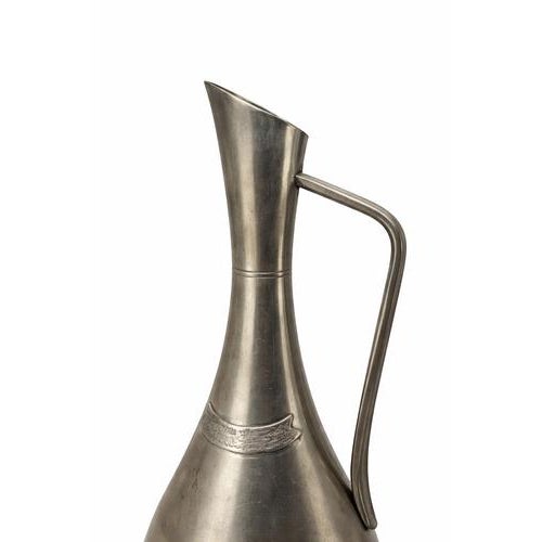 Swedish Modern Pewter Vase from Gab Guldsmedsaktiebolaget, 1940s For Sale - Image 6 of 8