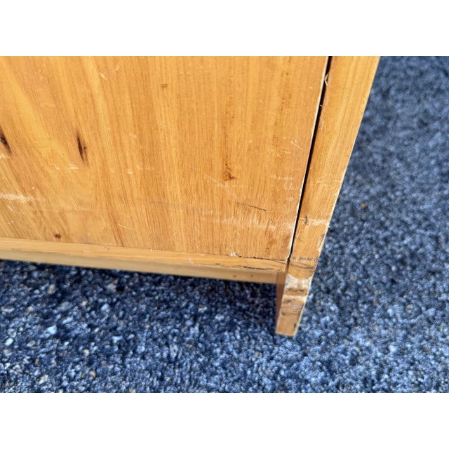 Wood Vintage 1970s Jack Cartright for Founders Furniture Light Elm Wood Low Dresser For Sale - Image 7 of 12