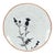 2020s Rustic Thistle Etched Plate with Speckled Finish (Set of 4) For Sale - Image 5 of 5