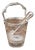 Silver Plated Ice Bucket & Tong, 1900, Set of 2 For Sale