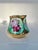 1920s 1920 Porcelain Gold Floral Match Holder For Sale - Image 5 of 10