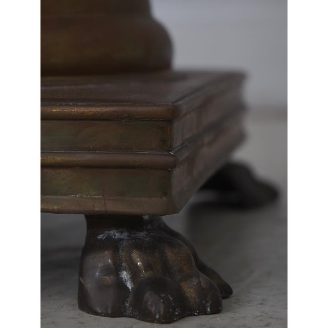 Pair Mottahedeh 19th Century Brass Handled Urns For Sale - Image 9 of 13
