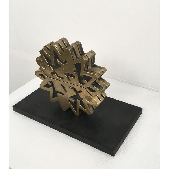 1980s Bruno Chersicla, Ruota / Wheel, 1980, Painted Metal For Sale - Image 5 of 18