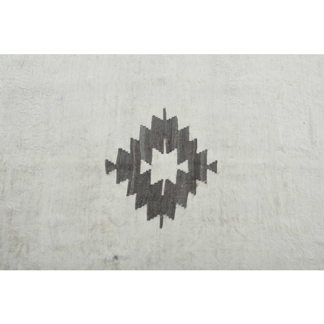 1970s 1970's Turkish Handmade Beige Kilim Rug For Sale - Image 5 of 11