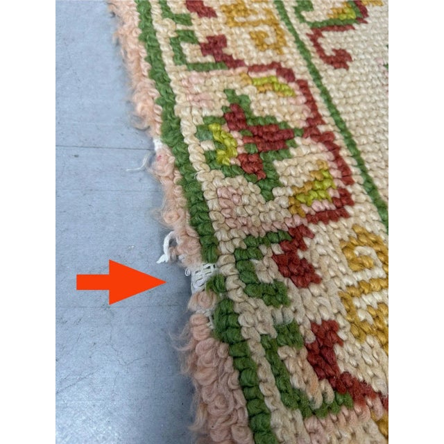 Textile Vintage Wool Rug, 1960s For Sale - Image 7 of 8
