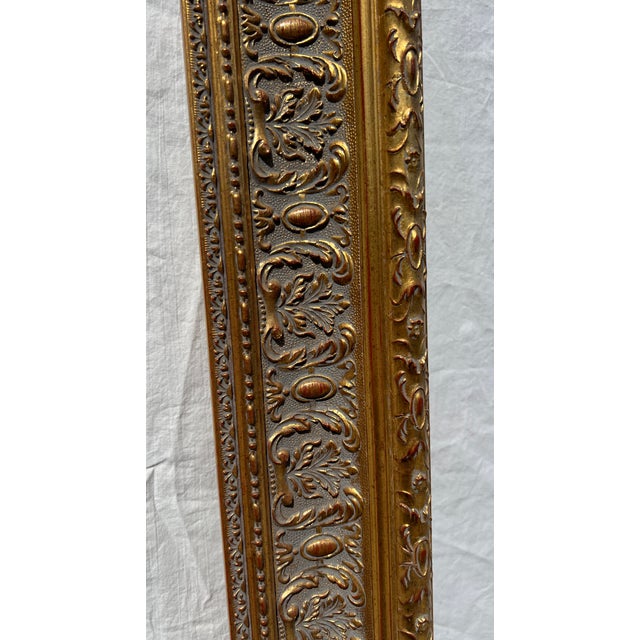 Huge Ornate Wood Frame, Fits Art 40x60" For Sale - Image 12 of 16