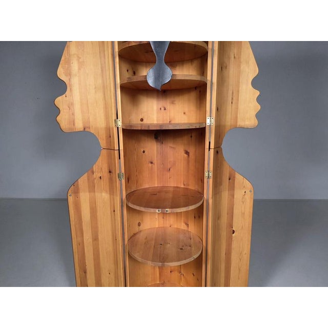 1980s Cylindra Pine Object Passion Cabinet from Peter Opsvik, Norway, 1986 For Sale - Image 5 of 12
