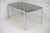 Table in Chromed Metal with Curved Smoked Glass Slab Top, France, 1970s For Sale - Image 10 of 18