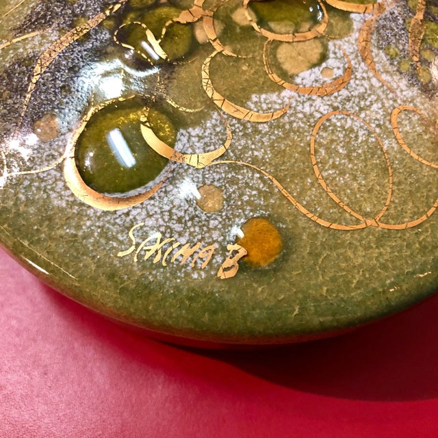 Sascha Brastoff Sascha Brastoff Mid-Century Grape Motif Box & Tray - a Pair For Sale - Image 4 of 13