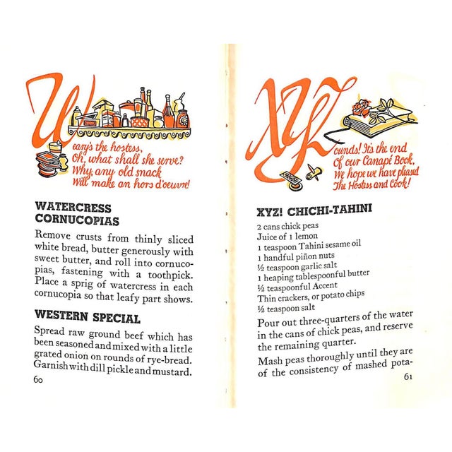 Paper "The Abc of Canapes" 1953 Beilenson, Edna [Recipes By] For Sale - Image 7 of 8