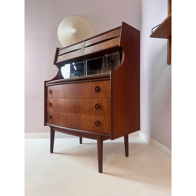 Secretary in Teak by Gunnar Falsig For Sale - Image 5 of 11