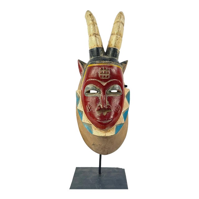 Early 20th Century Baule House Mask Côte d'Ivoire For Sale