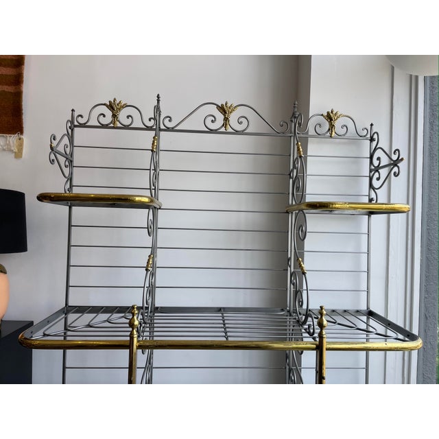 Vintage French Bakers Rack by Perfit Fils Ltd Paris, France Chairish